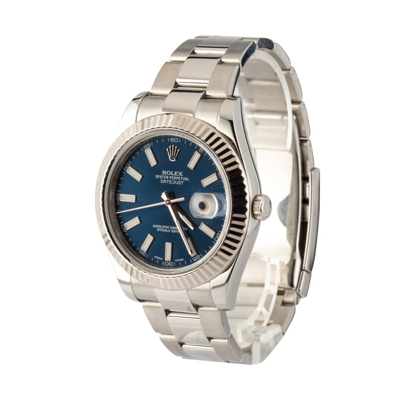 PreOwned Rolex Datejust 41 Ref 126334 Blue Dial