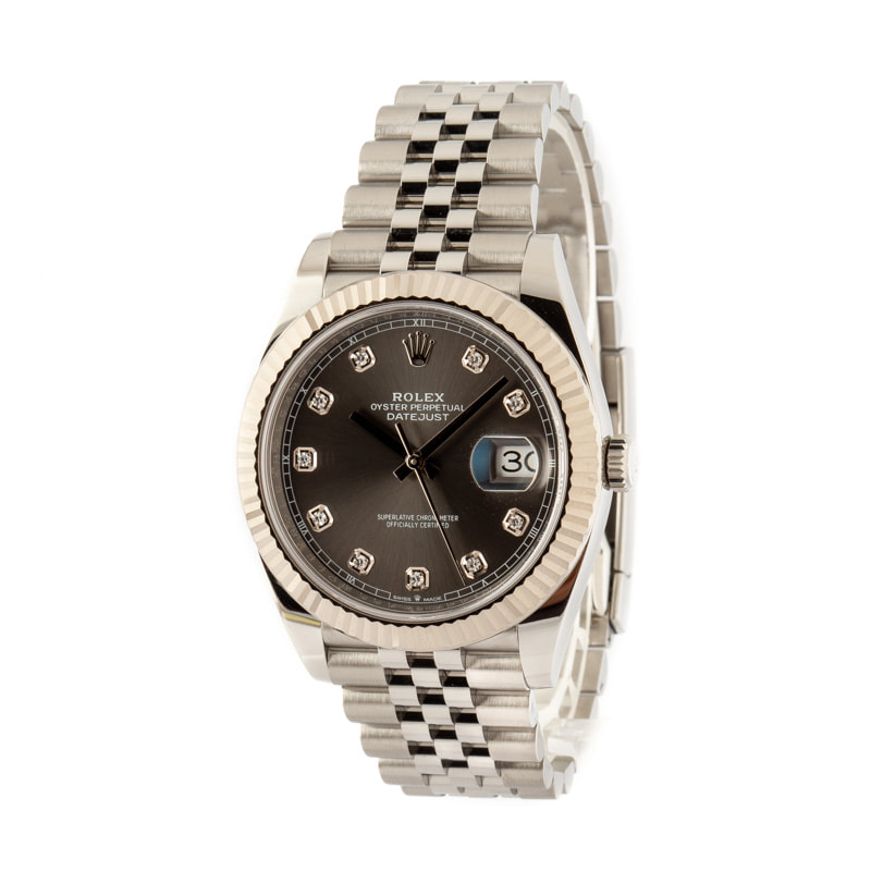 Pre-Owned Rolex Datejust 41 Ref 126334 Diamond Dial