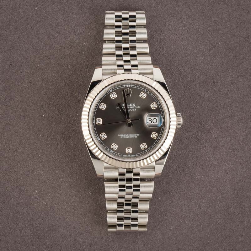 Pre-Owned Rolex Datejust 41 Ref 126334 Diamond Dial