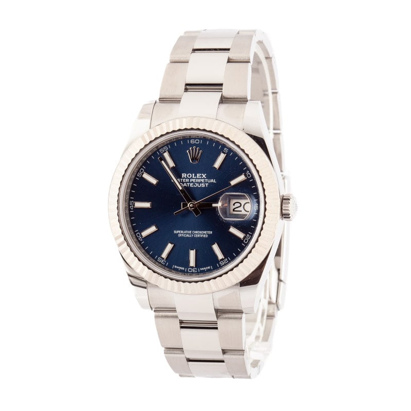 Rolex Datejust 41 Ref 126334 Blue Dial