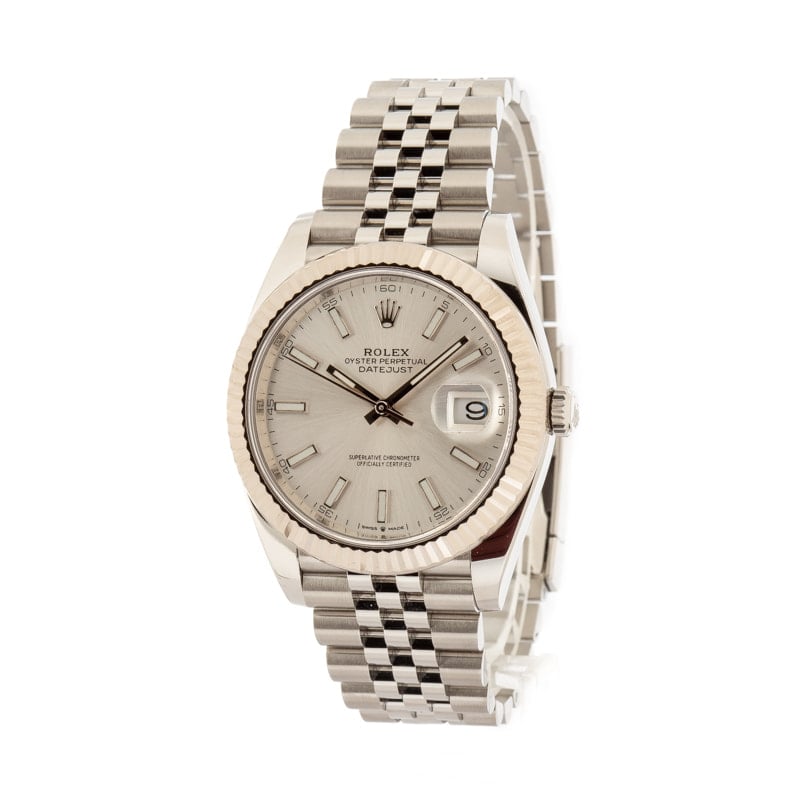 Rolex Datejust 41 Ref 126334 Silver Dial