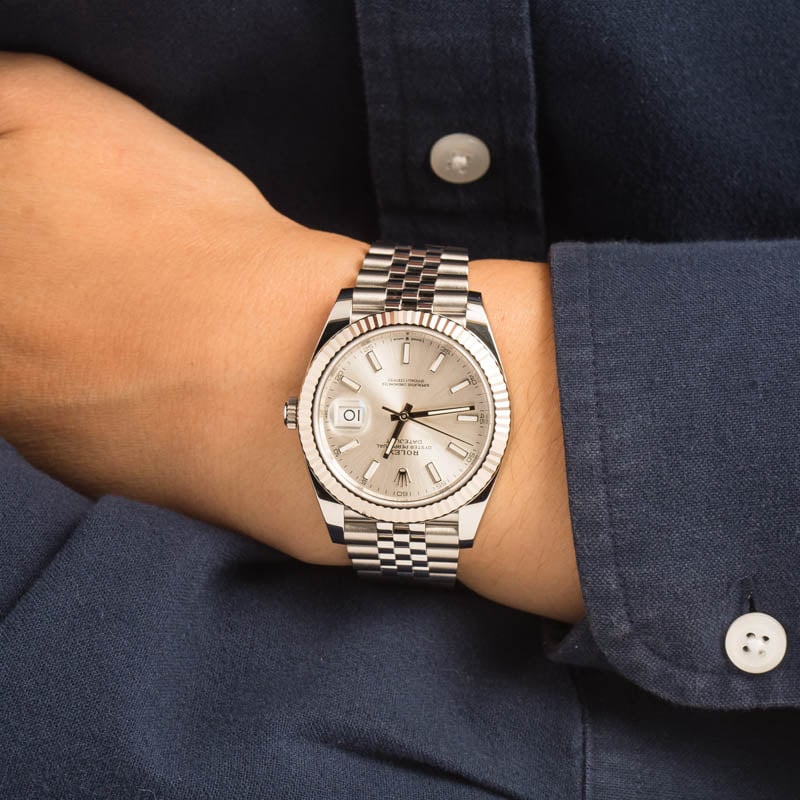 Rolex Datejust 41 Ref 126334 Silver Dial