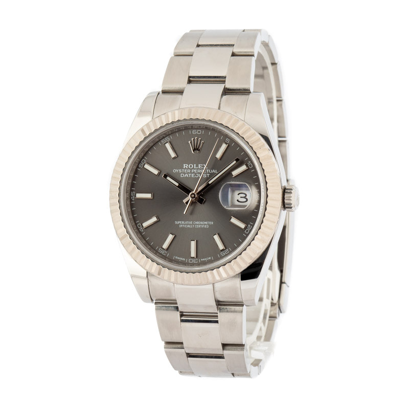 Rolex Datejust 41 Ref 126334 Slate Dial