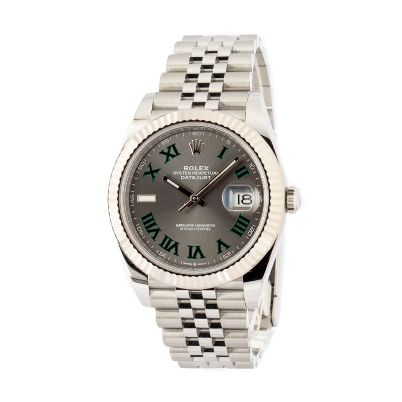 Rolex Datejust 41 Ref 126334 Slate Roman Dial