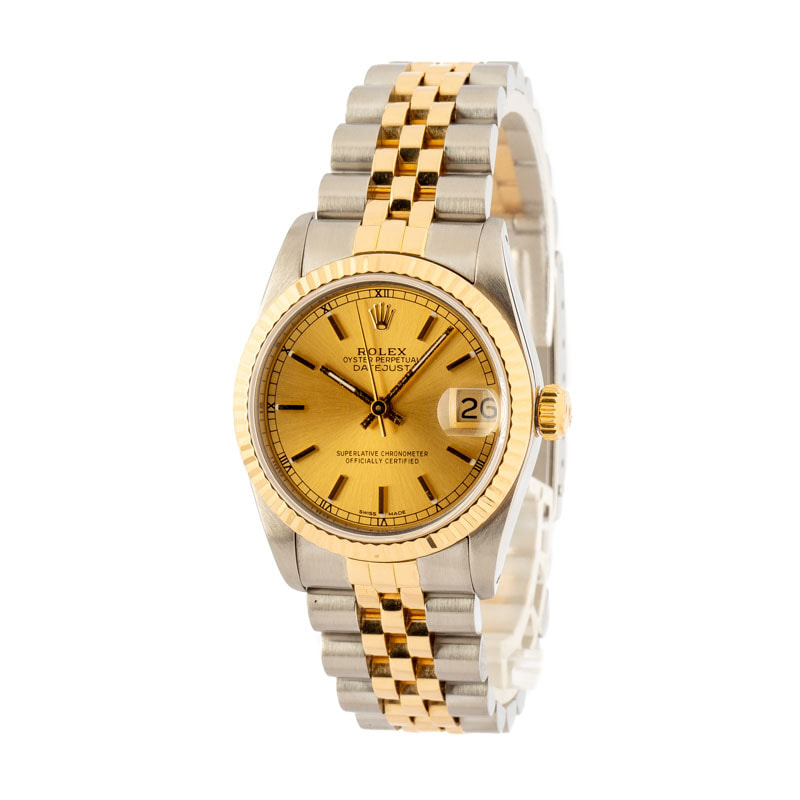 Rolex Datejust 68273 Champagne Dial