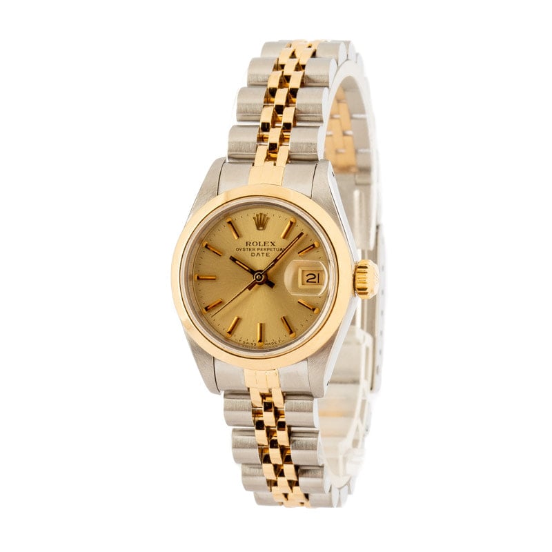 Ladies Rolex Datejust 69163 Champage