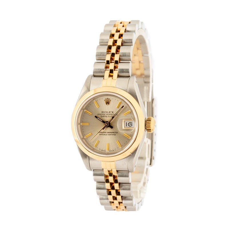 Womens Rolex Datejust 69163 Steel & Gold