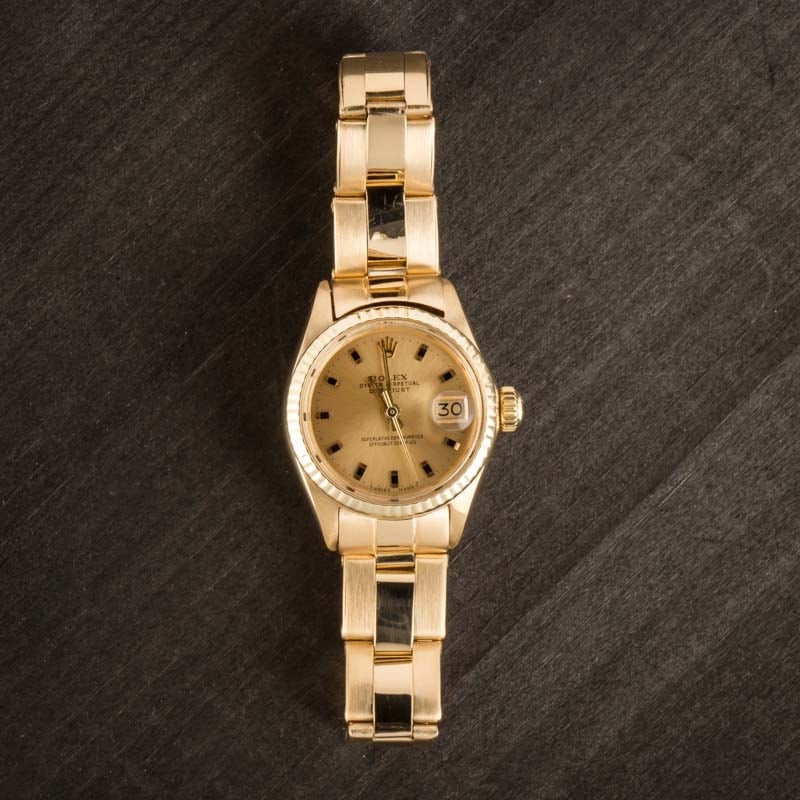 Ladies Rolex Datejust 6917 Yellow Gold