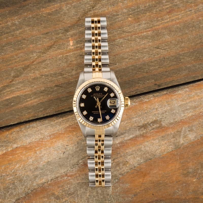 Lady Rolex Datejust 69173 Diamond Dial