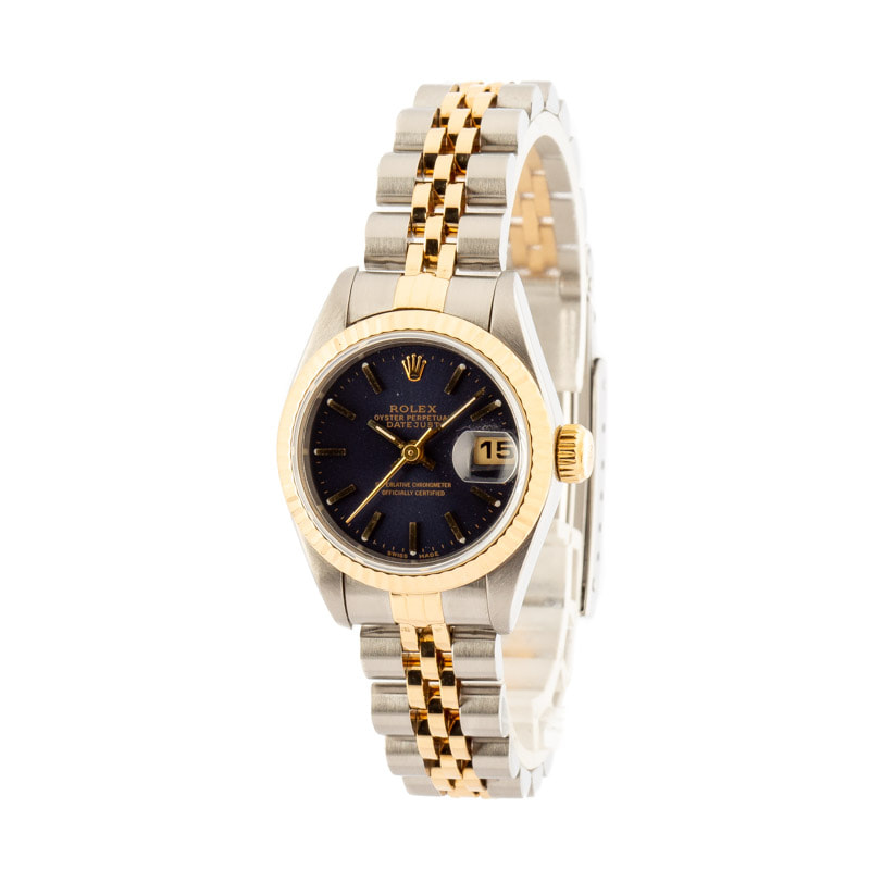 Datejust Lady Rolex 69173 Blue Dial