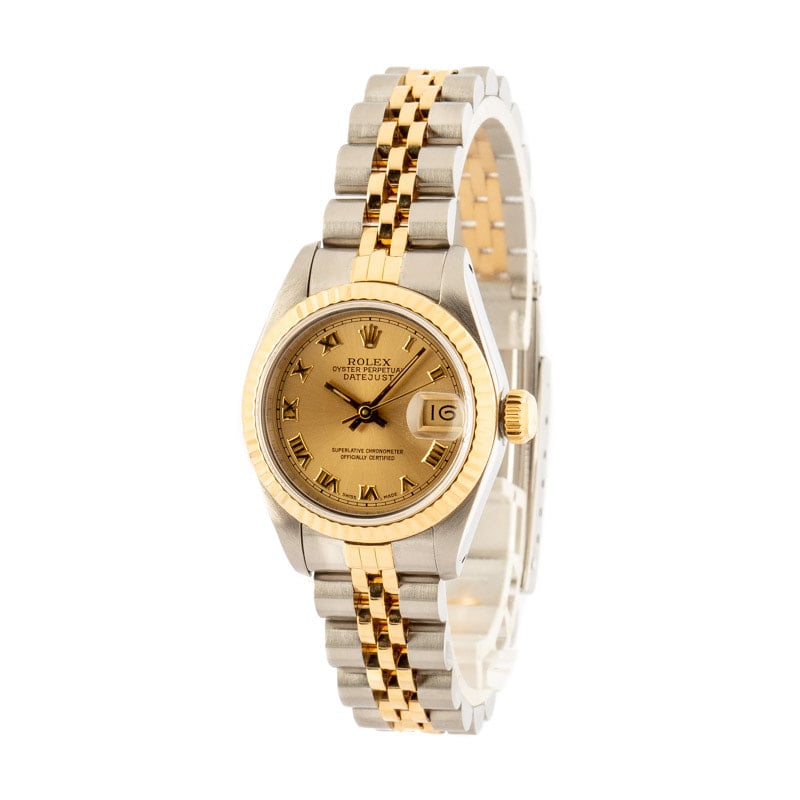 Ladies Rolex Datejust 69173 Roman Dial