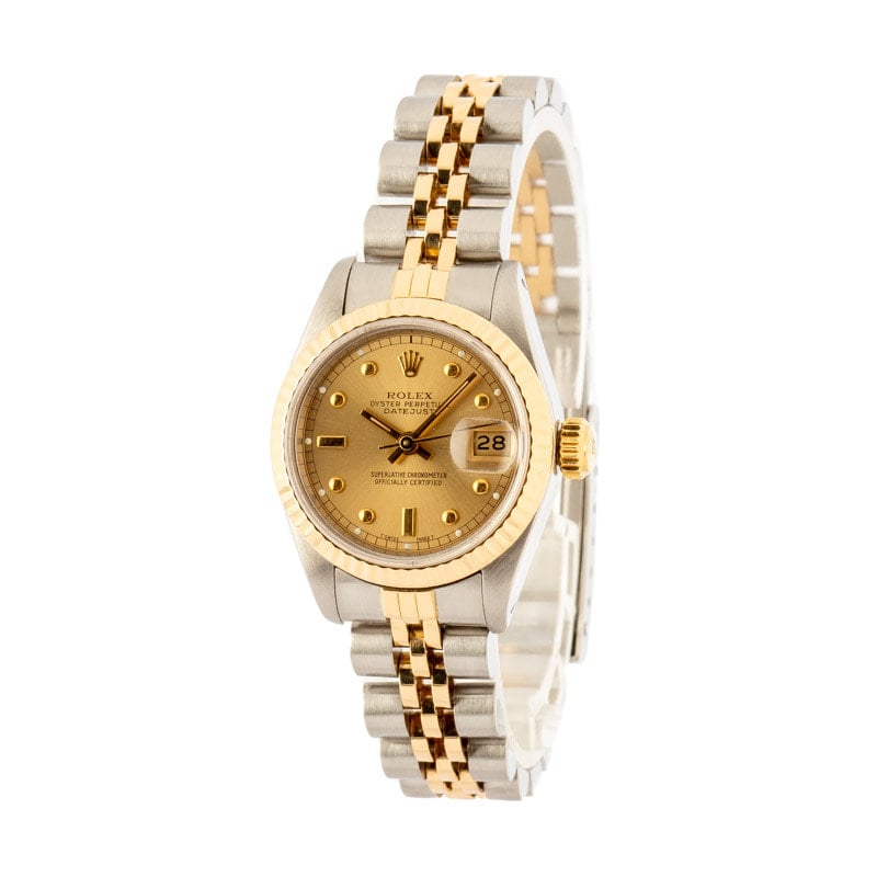 Women's Rolex Datejust 69173 Champagne