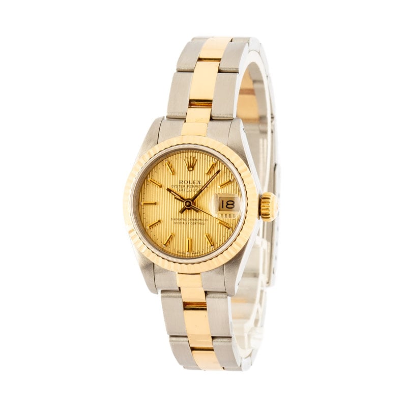 Ladies Rolex Datejust 69173 Tapestry Dial