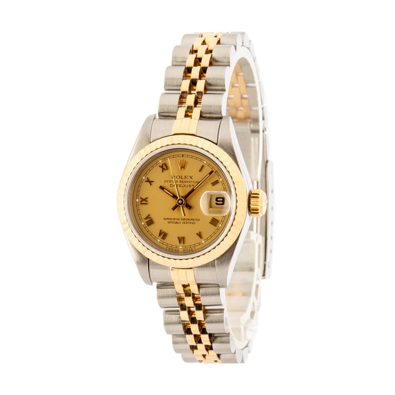 Ladies 26MM Rolex Datejust 69173 Champagne