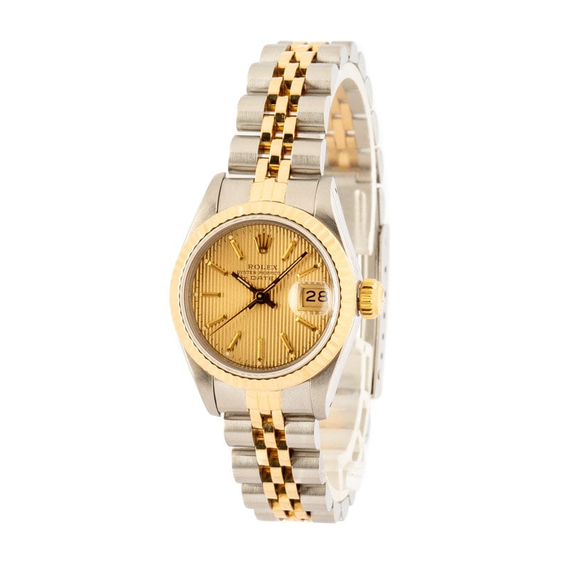 Pre-Owned Ladies Rolex Datejust 69173 Tapestry Dial