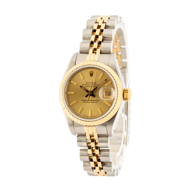 Lady Rolex Datejust 69173 Champagne Dial