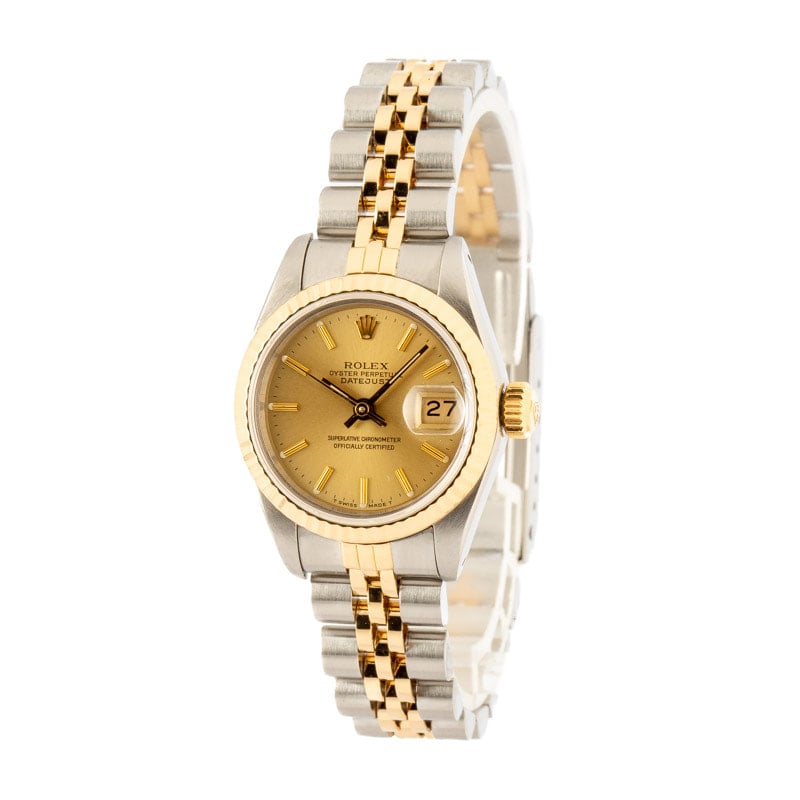 Pre-Owned Rolex Datejust 69173 Champagne