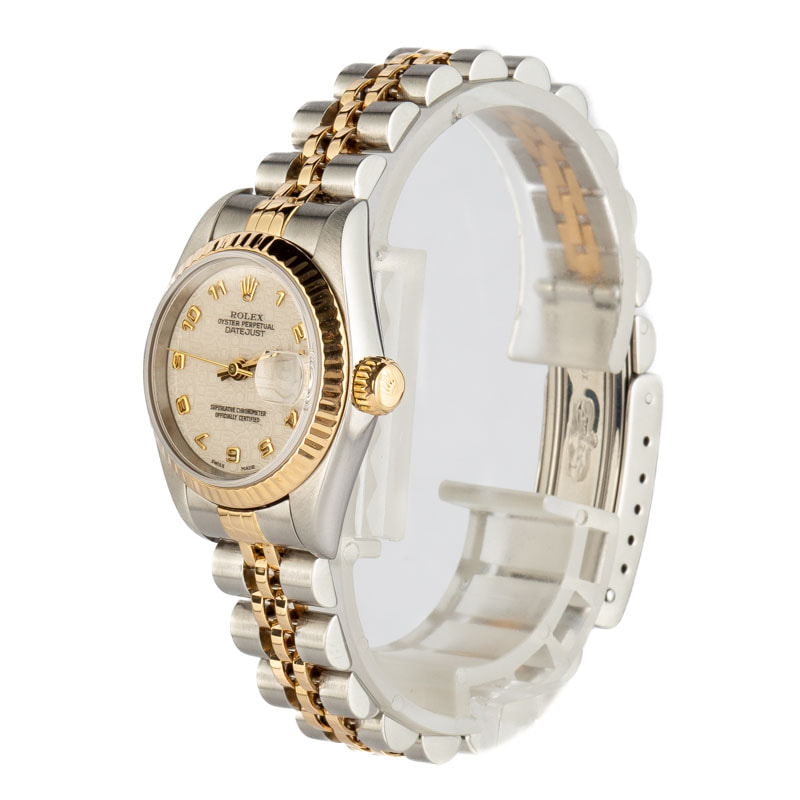 Rolex Ladies Datejust 69173 Ivory Jubilee Arabic Dial