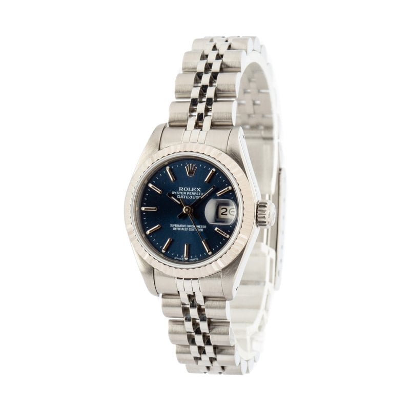 Ladies Rolex Datejust 69174 Blue