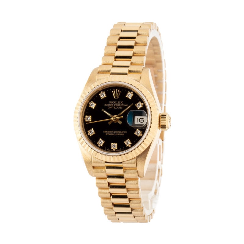 Ladies Rolex Datejust 69178 Presidential