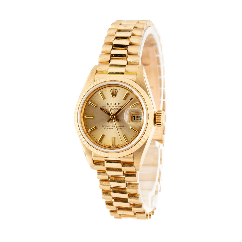 Ladies Rolex Datejust 69178 Yellow Gold