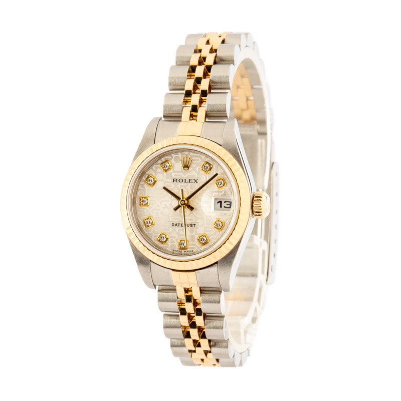 Ladies Rolex Datejust 79173 Jubilee Diamond Dial