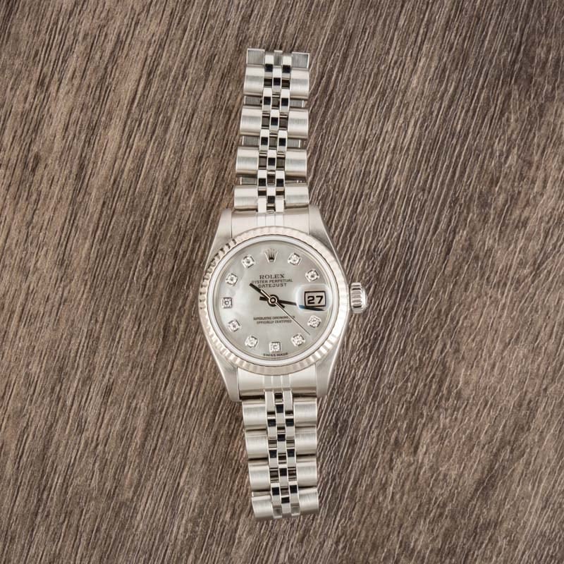 Ladies Rolex Datejust 79174 Diamond Dial