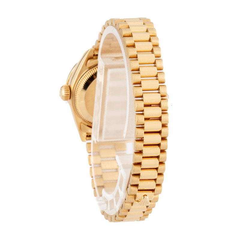 Ladies Rolex President 79238 18k Yellow Gold