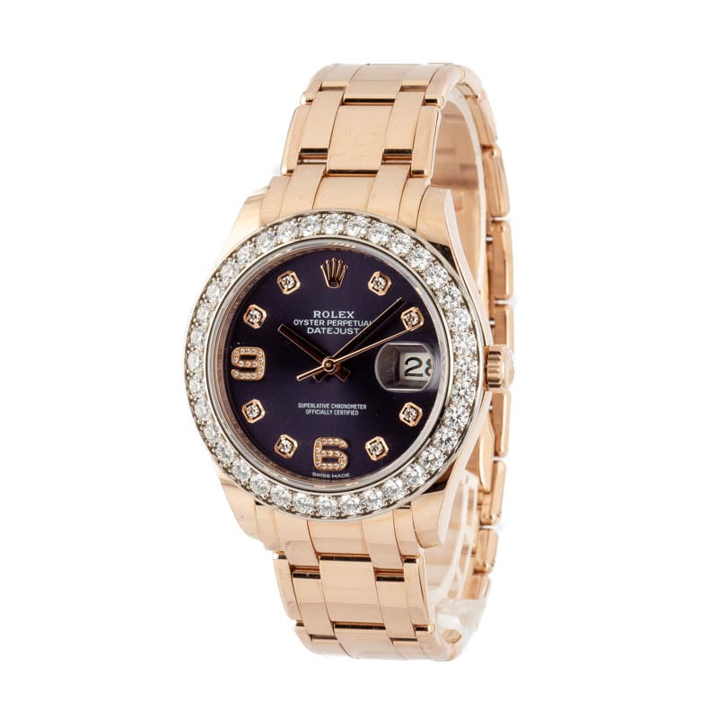 Rolex Datejust 86285 18k Everose Gold