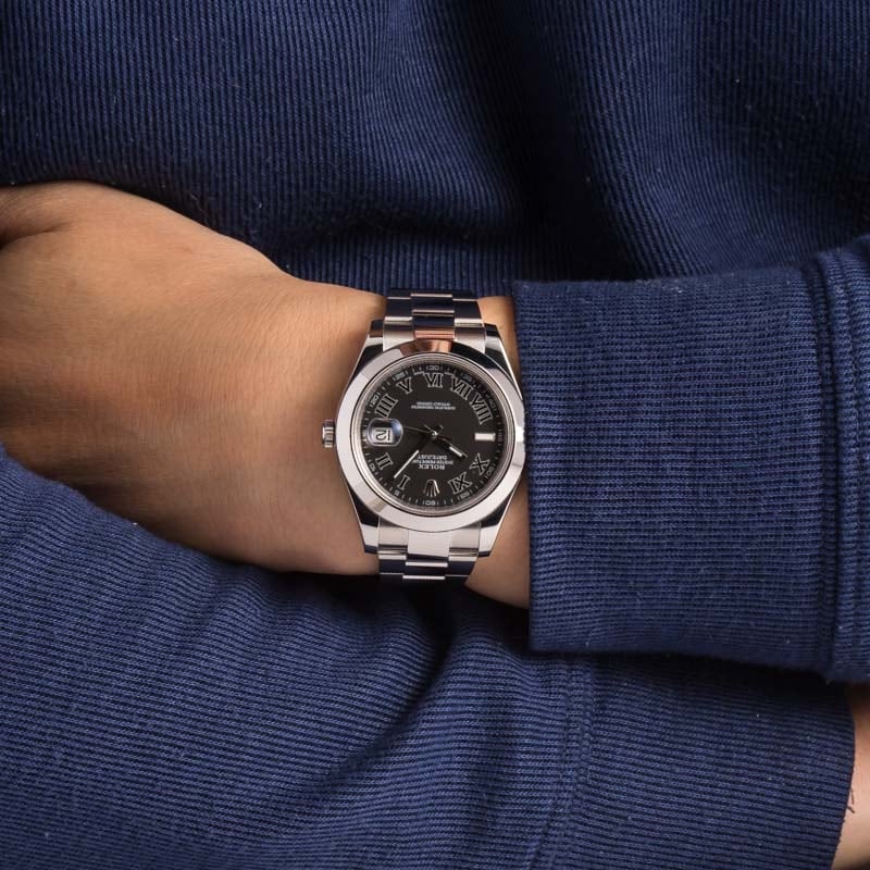 Rolex Datejust II Ref 116300 Black Dial