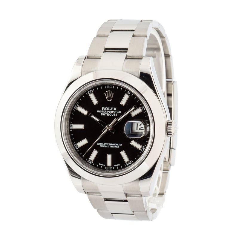 Rolex Datejust II ref 116300 Black Dial