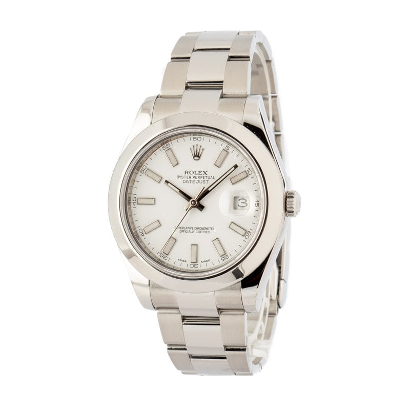 Rolex Datejust II 116300 White