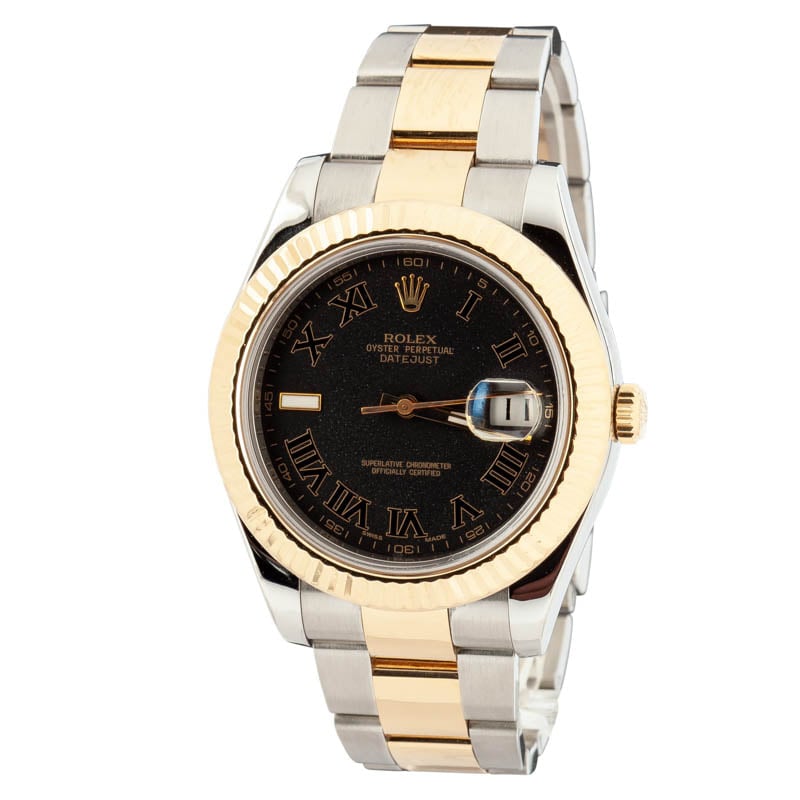 Rolex Datejust II Ref 116333 Roman Dial