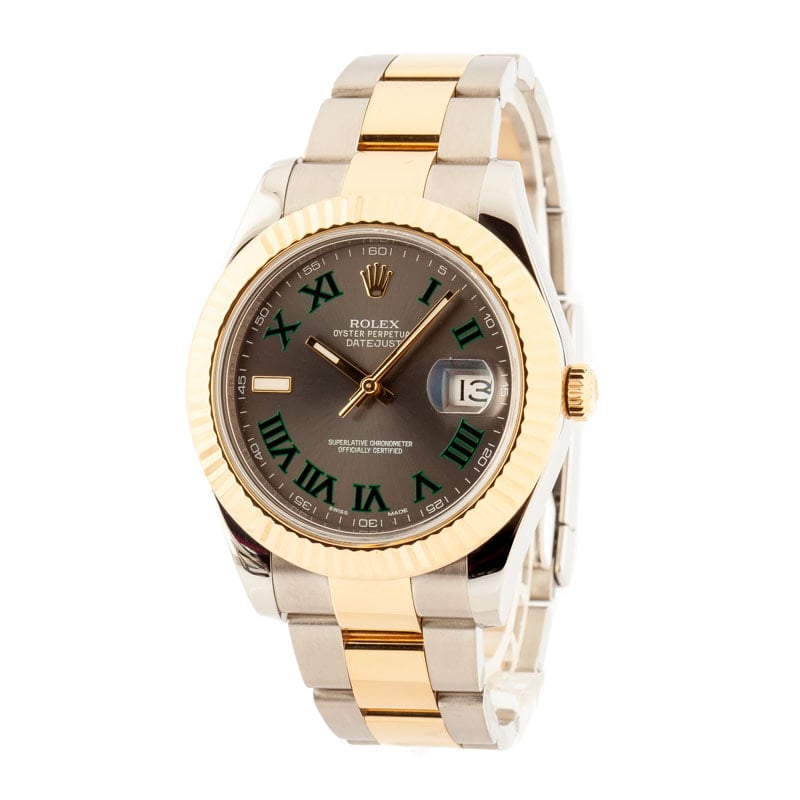 Rolex Datejust II Ref 116333 Wimbledon Dial