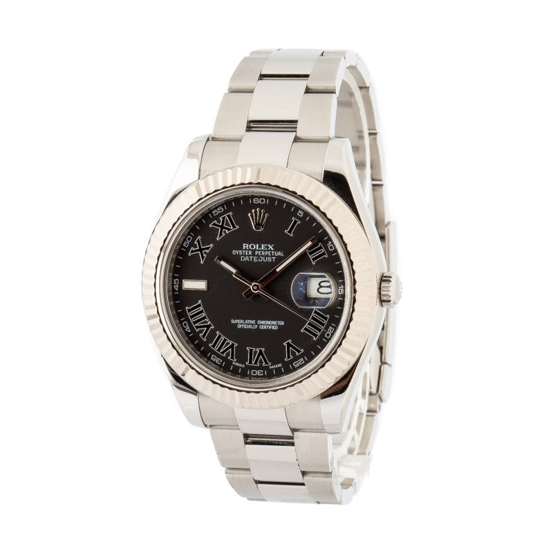 Rolex Datejust II 116334 Roman Dial