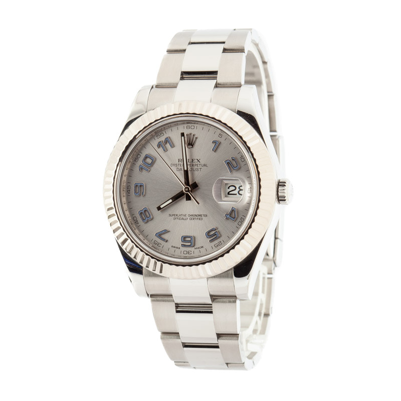 Rolex Datejust II Ref 116334 Lilac Arabic Markers