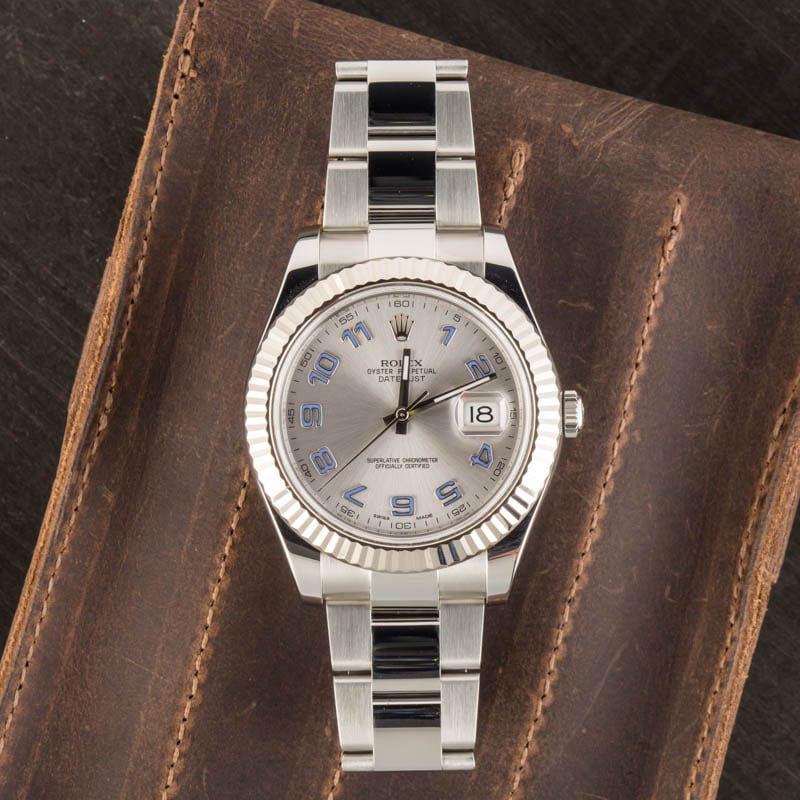 Rolex Datejust II Ref 116334 Lilac Arabic Markers