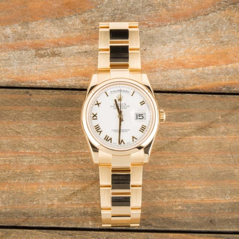 Pre-Owned Rolex Day-Date 118208 Oyster Bracelet