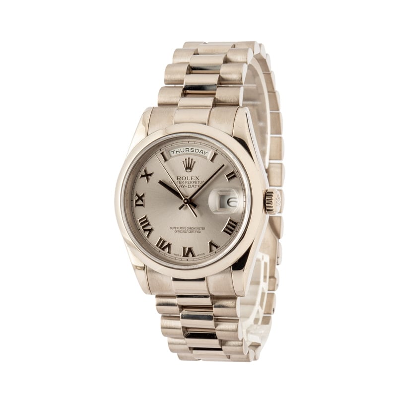 Rolex Day-Date 118209 White Gold