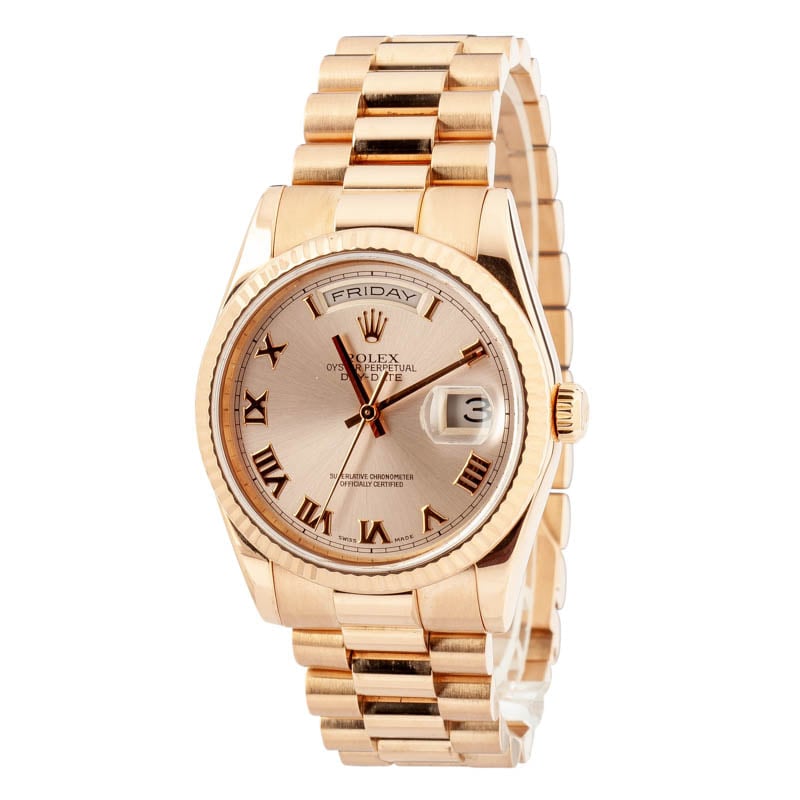 Rolex Day-Date 118235 18k Everose Gold