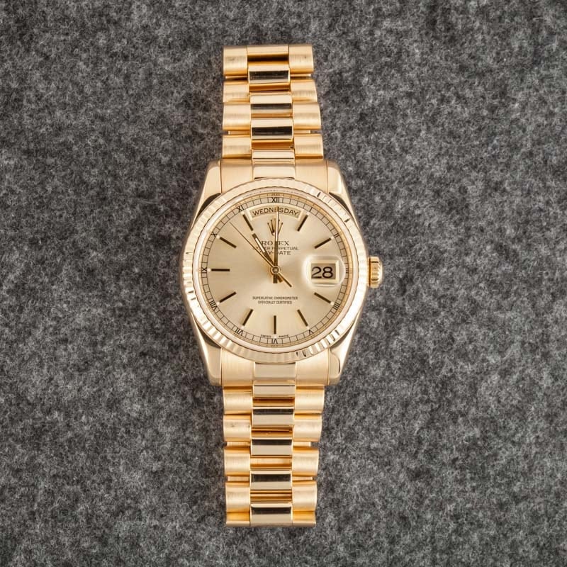 Rolex President Day-Date 118238 18K Gold