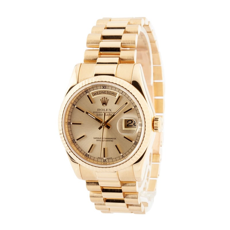 Rolex President Day-Date 118238 18K Gold