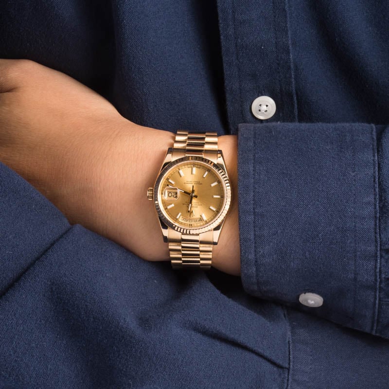 Rolex President Day-Date 118238 18K Gold