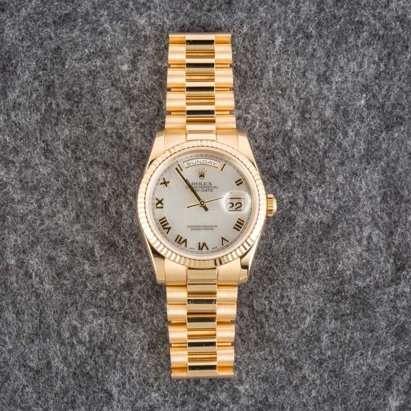 Rolex Day-Date ref 118238 Mother of Pearl Dial