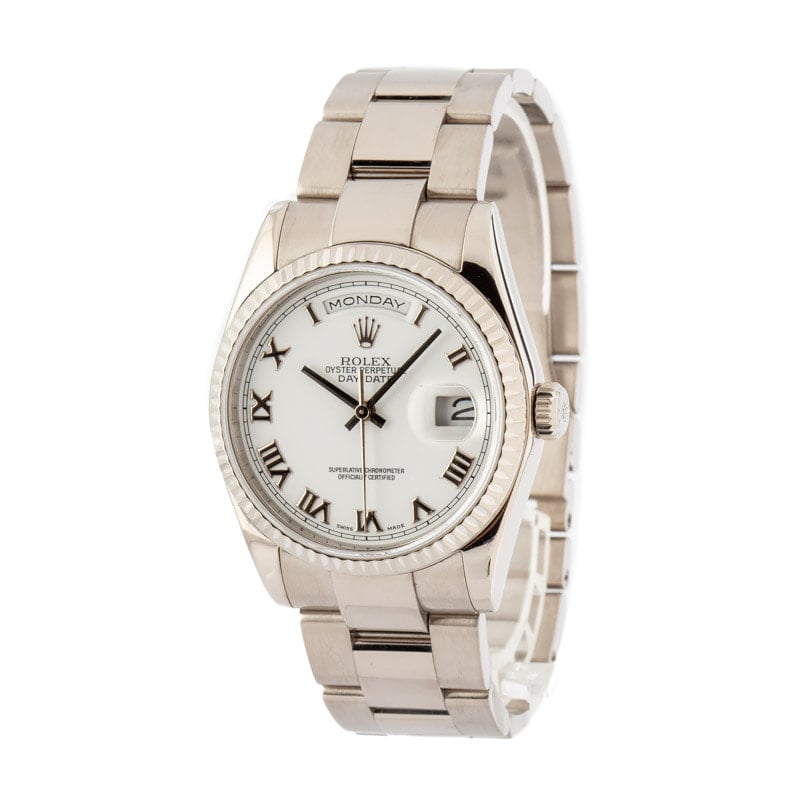 Rolex Day-Date 118239 18k White Gold