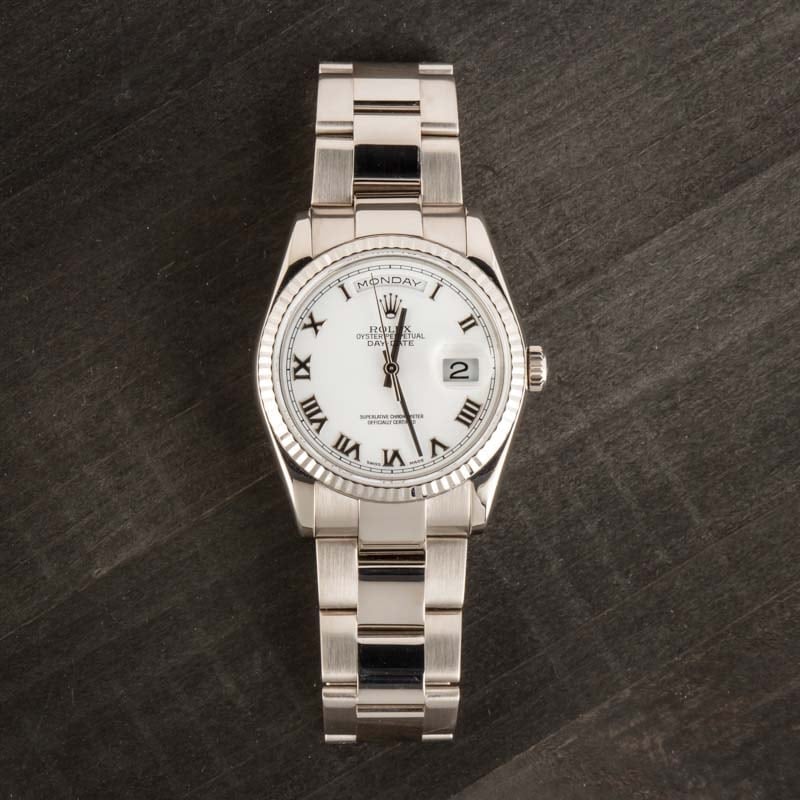 Rolex Day-Date 118239 18k White Gold