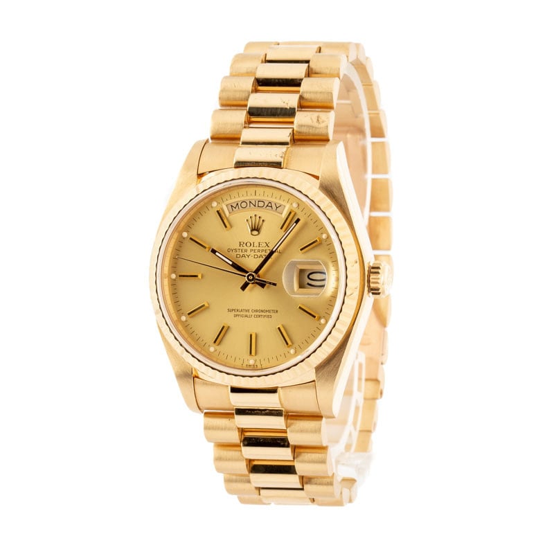 Rolex Day-Date 18038 Yellow Gold