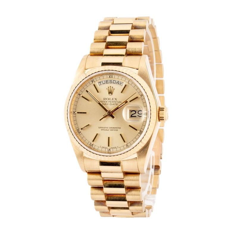 Rolex Day-Date Ref 18038 18k Yellow Gold