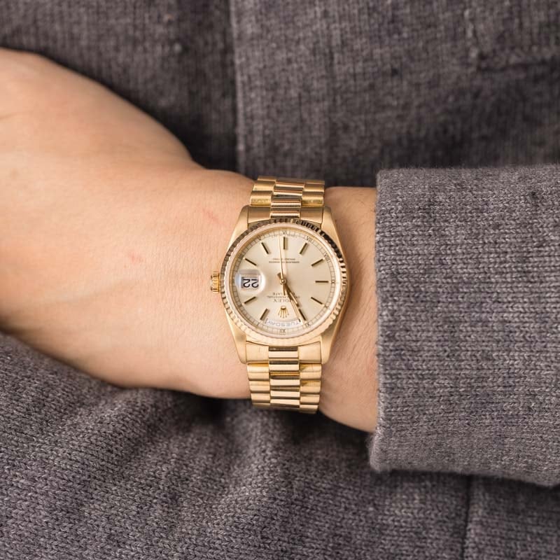 Rolex Day-Date ref 18238 Yellow Gold