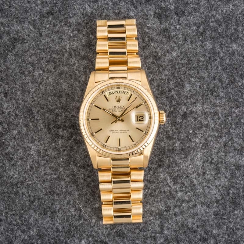 Rolex Day-Date ref 18238 18k Yellow Gold